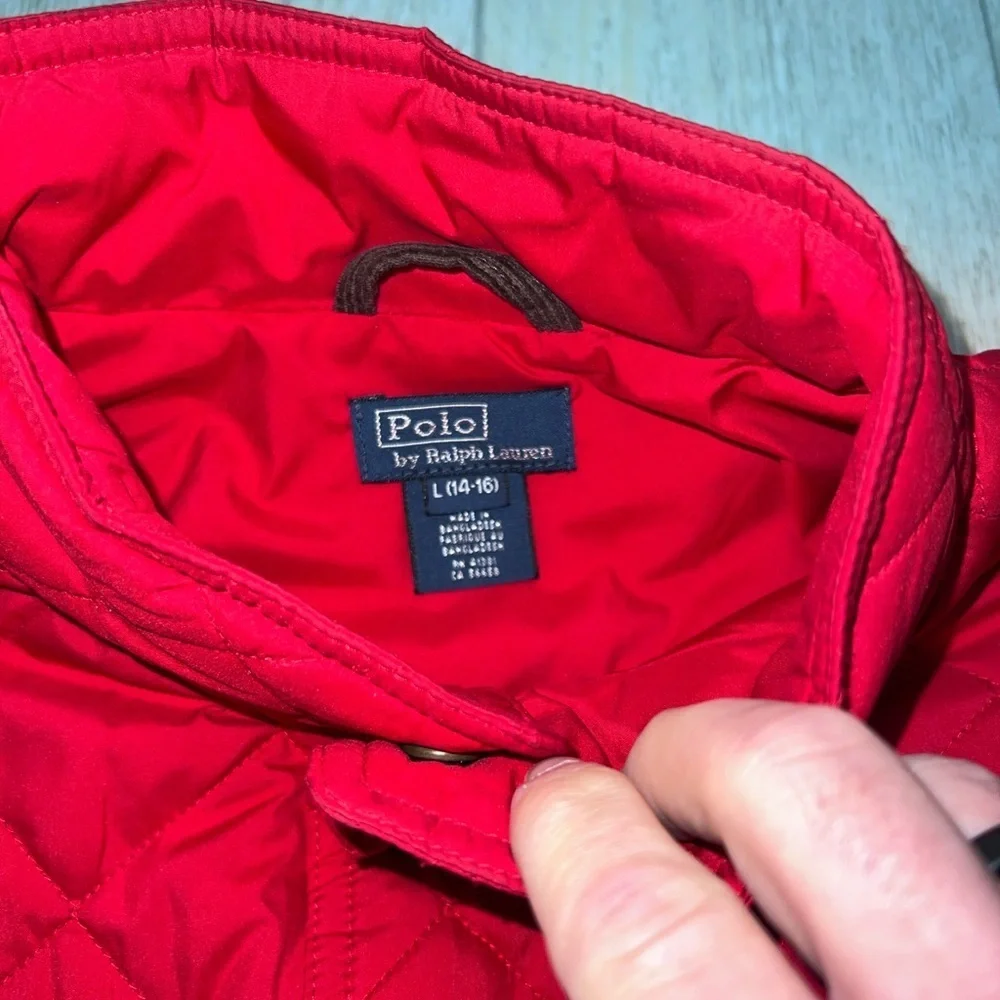 Boys Ralph Lauren Polo quilted barn jacket